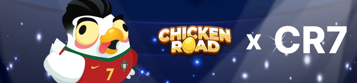 Chicken Road Ronaldo Wide Banner.